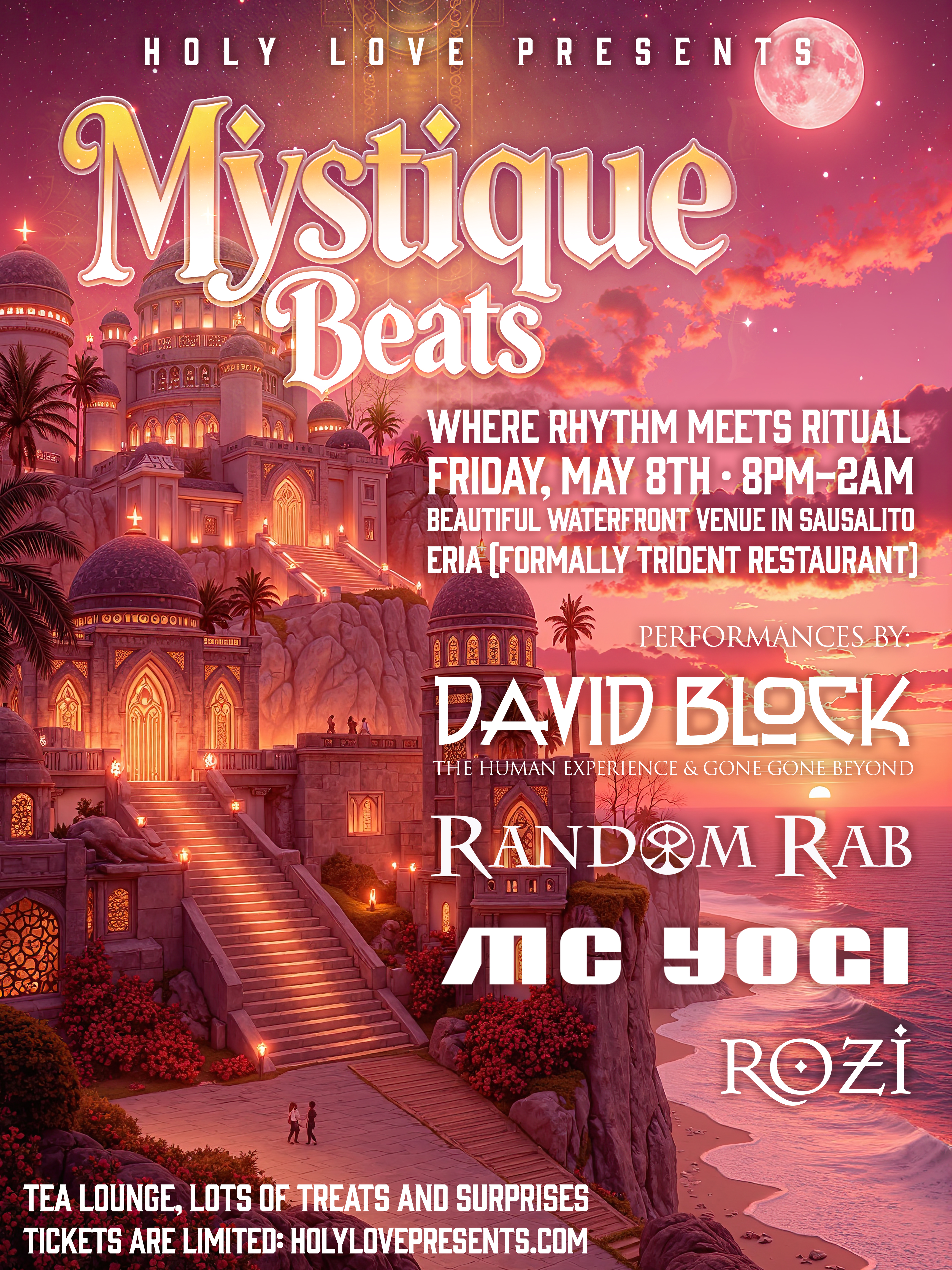Mystique Beats event flyer