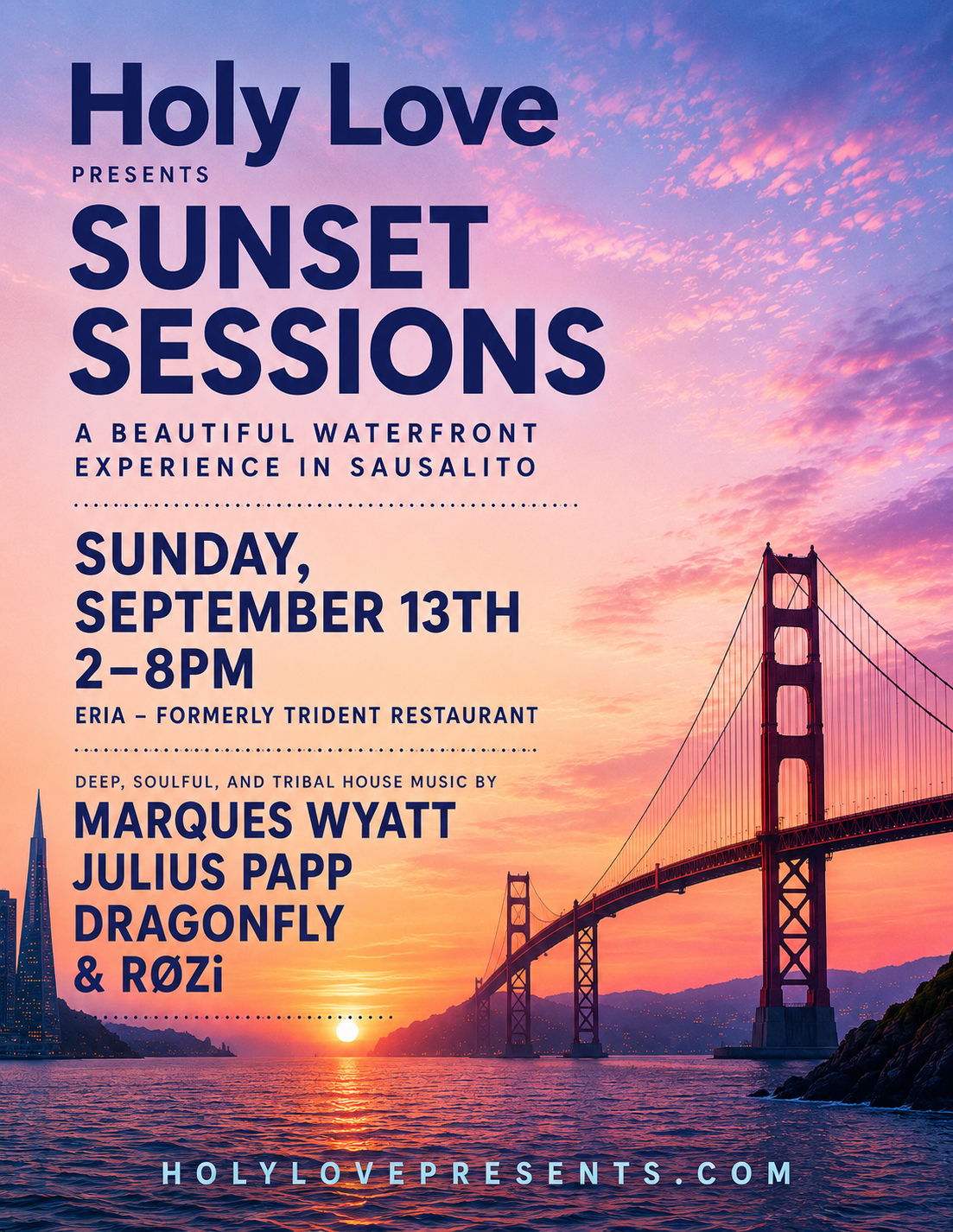Sunset Sessions event flyer