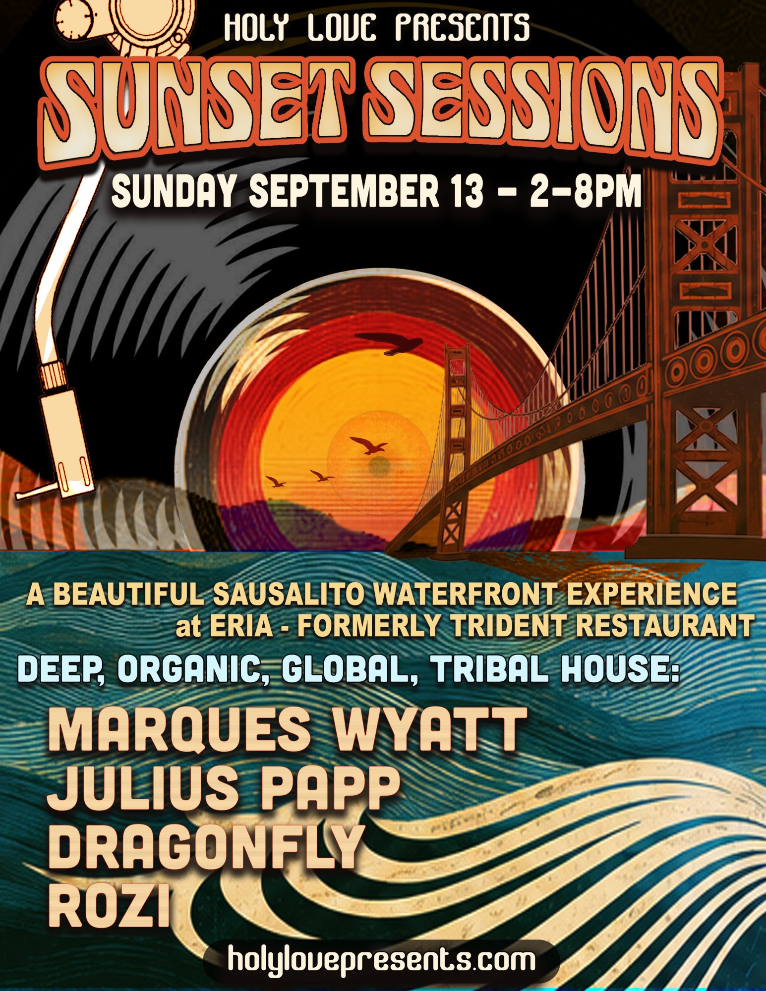 Sunset Sessions event flyer